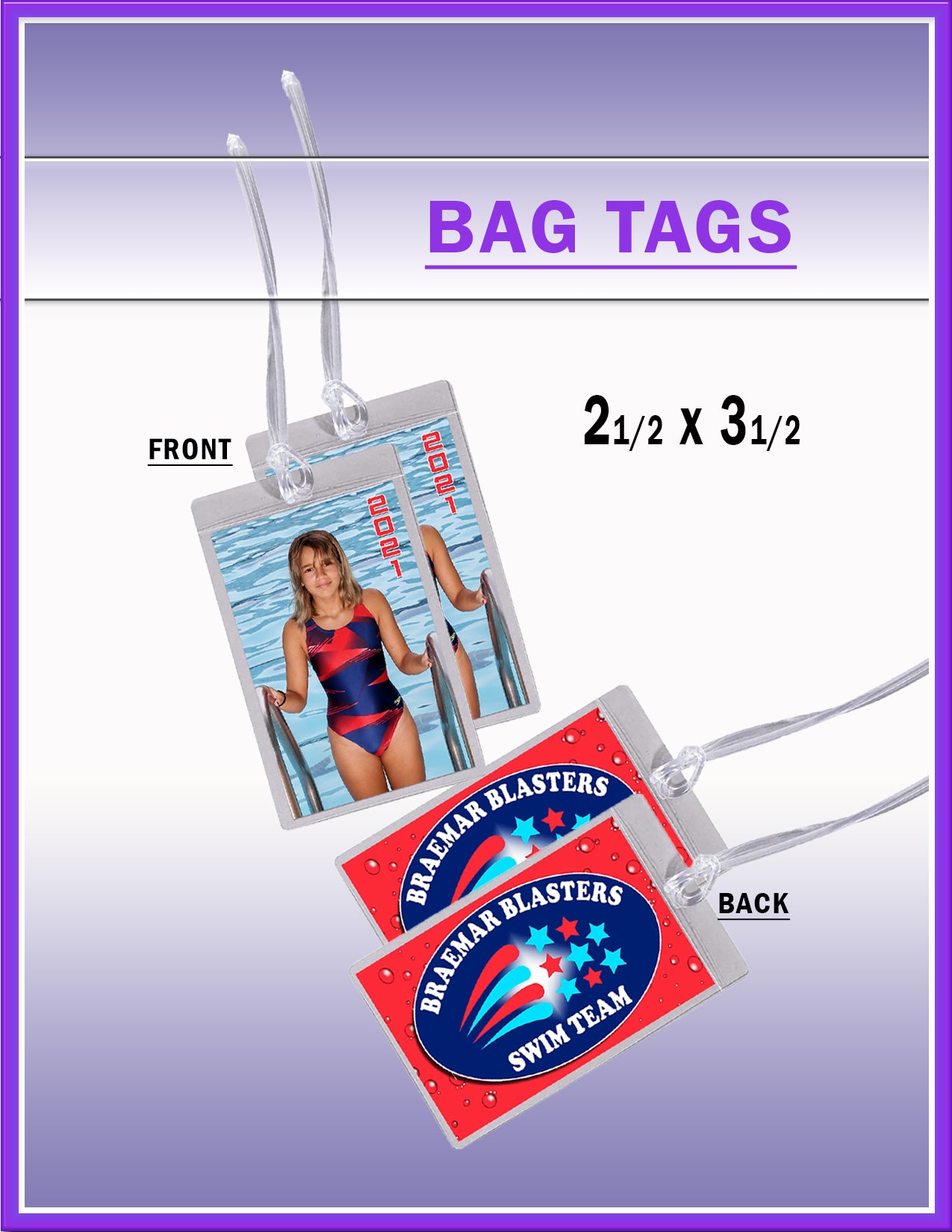 2 Bag Tags